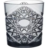 Pahar din policarbonat 270 ml, gri cu decor