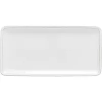 Farfurie dreptunghiulară Costa Nova Friso 306x152x18 mm, albă