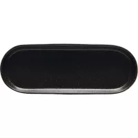 Farfurie de servire Costa Nova Notos 25,3 cm, neagră, ovală