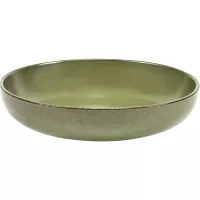 Farfurie adâncă SERAX Surface M 19 cm, verde camo