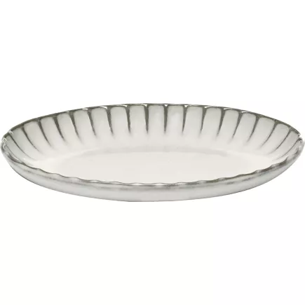 Bol oval SERAX Inku 22x15,4 cm, alb