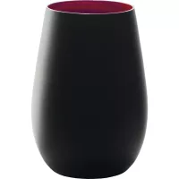 Pahar Stölzle Elements 465 ml, negru/roșu