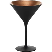 Pahar de cocktail Stölzle Elements 240 ml, negru/bronz