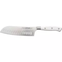Cuțit Santoku, lamă 18 cm, alb