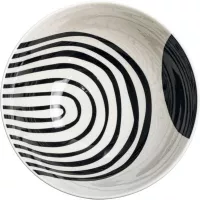 Bol Gusta TT 19,5 cm, alb-negru