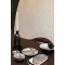 Bol Gusta TT 19,5 cm, alb-negru