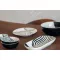 Bol Gusta TT 19,5 cm, alb-negru