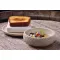 Farfurie plată de depozitare Style Point Vulcanic 16,5 cm, albă
