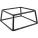 Suport tip bufet antiderapant Style Point 18x18x8 cm, negru