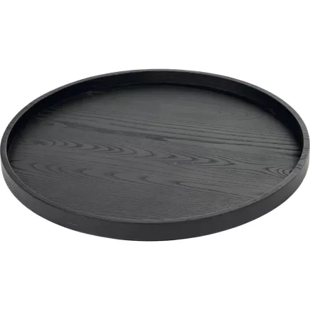 Tavă de servire rotundă Serax Passe-Partout 35 cm, din lemn