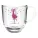 Pahar pentru copii cu mâner 280 ml, flamingo