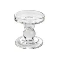 Sfeșnic din sticlă Sandra Rich h=8,5 cm