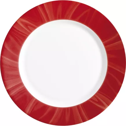 Farfurie întinsă Bormioli Rocco Careware 25,5 cm, roșie