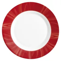 Farfurie adâncă Bormioli Rocco Careware 23 cm, roșie