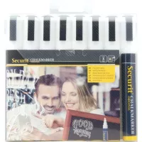 Marker cretă Securit, grosime: 2-6 mm, alb, 8 buc