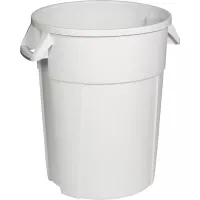 Coș din plastic pentru alimente 85 l, alb