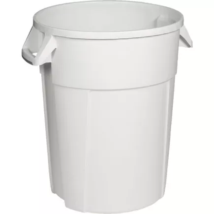 Coș din plastic pentru alimente 85 l, alb