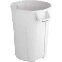Coș din plastic pentru alimente 120 l, alb