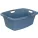Coș pentru rufe Rotho Flowers 50 l, albastru
