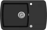 Chiuvetă de bucătărie Aquasanita Lira 780.0E black metallic