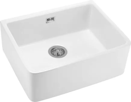 Chiuvetă de bucătărie Deante Sabor 595 Ceramică albă