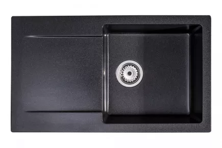 Chiuvetă de bucătărie Granisil Proba 765.0 Black metallic