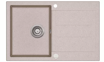 Chiuvetă din granit Aquasanita Tesa 780.0E Beige
