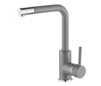 Baterie pentru chiuvetă Aquasanita Helika Forte 5553 Alumetallic