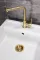 Baterie pentru chiuvetă Aquasanita Helika Forte 5553 Arămiu