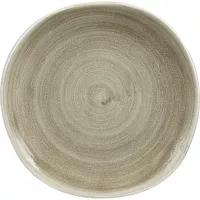 CHURCHILL Stonecast Antique Taupe farfurie plată, organică, ø: 264 mm