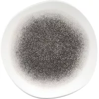 Talier plat cu aspect organic „Raku” „Quartz Black”,  ø: 264 mm