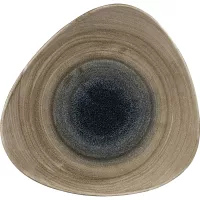 CHURCHILL Stonecast Aqueous Bayou farfurie plată, triunghiulară, ø: 311 mm