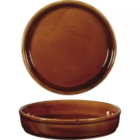 CHURCHILL Art de Cuisine Rustica Vas de servire, ø: 170 mm, maro