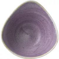 CHURCHILL Stonecast Lavender farfurie adâncă, triangulară, ø: 153 mm