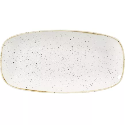 Talher dreptunghiular Churchill Stonecast Barley White, lungime: 269 mm
