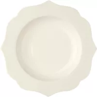 LE COQ Ionica Farfurie adâncă cu valuri, ø: 220 mm, fildeş