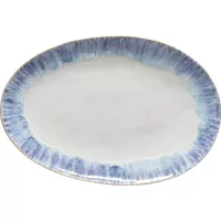 COSTA NOVA »Brisa« farfurie ovală, albastru ria, lungime: 410 mm
