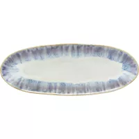COSTA NOVA Brisa farfurie ovală, ria albastră, lungime: 243 mm