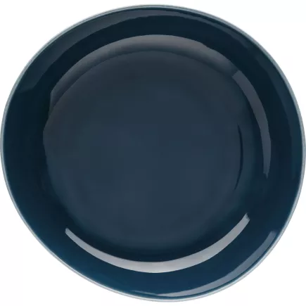 ROSENTHAL Junto Farfurie adâncă, margine ridicată, lungime: 215 mm, lățime: 210 mm, albastru oceanic