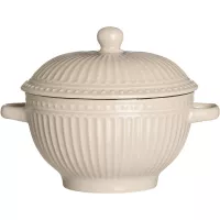 Bol cu capac Senja, capacitate: 0,60 litri, înălțime: 130 mm, ø: 150 mm, maroniu