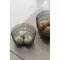 FINE 2 DINE Iris Coș din sârmă, Înălțime: 120 mm, ø: 210 mm, vintage