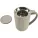 FINE 2 DINE Hi!Tea Cană cu mâner și sită, capacitate 0,60 litri, gri