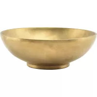 FINE 2 DINE Bol cu pereți dubli, metal, înălțime: 60 mm, ø: 180 mm, auriu.