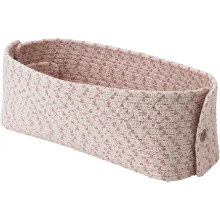 Knit-It Coș pentru produse de patiserie, înălțime: 100 mm, lungime: 300 mm, lățime: 150 mm, roz
