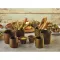 GENWARE Bol pentru servire, suprafață ciocănită, înălțime: 45 mm, ø: 61 mm