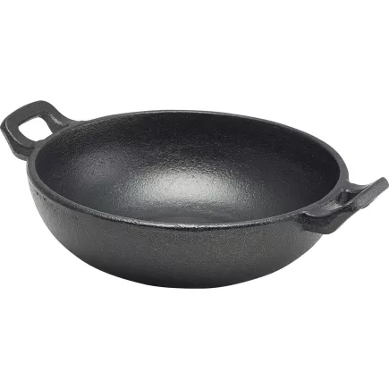 GENWARE Wok bol din fontă, înălțime: 53 mm, lungime: 220 mm, lățime: 170 mm