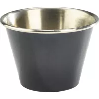GENWARE Bol din oțel inoxidabil, înălțime: 43 mm, Ø: 61 mm, negru