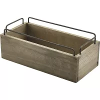 GENWARE Lădiță din lemn, înălțime: 97 mm, lungime: 250 mm, lățime: 120 mm