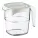 ARAVEN Carafă cu capac, policarbonat, lungime: 167 mm, capacitate: 1 L, stivuilabil