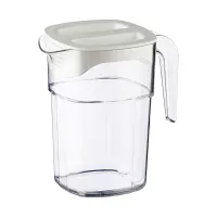 ARAVEN Carafă cu capac, policarbonat, lungime: 167 mm, capacitate: 1,4 L, stivibilă